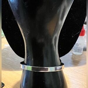 Mint&Lilly  stainless steel silver tone cuff bracelet. Inspiration